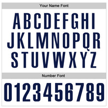 Load image into Gallery viewer, Custom White Navy Performance Vapor Golf Polo Shirt