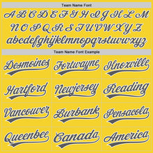 Load image into Gallery viewer, Custom Yellow Steel Gray-White Performance Vapor Golf Polo Shirt