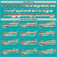 Загрузить изображение в средство просмотра галереи, Custom Aqua Vintage USA Flag-Cream Performance Vapor Golf Polo Shirt