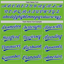 Загрузить изображение в средство просмотра галереи, Custom Neon Green Royal-White Performance Vapor Golf Polo Shirt