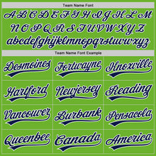 Загрузить изображение в средство просмотра галереи, Custom Neon Green Navy-White Performance Vapor Golf Polo Shirt