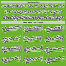 Загрузить изображение в средство просмотра галереи, Custom Neon Green Steel Gray-White Performance Vapor Golf Polo Shirt