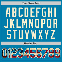 Load image into Gallery viewer, Custom Panther Blue Vintage USA Flag-Cream Performance Vapor Golf Polo Shirt