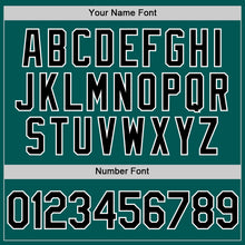 Laden Sie das Bild in den Galerie-Viewer, Custom Midnight Green Black-White Performance Vapor Golf Polo Shirt