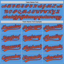 Загрузить изображение в средство просмотра галереи, Custom Powder Blue Orange-Royal Performance Vapor Golf Polo Shirt