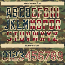 Load image into Gallery viewer, Custom Camo Vintage USA Flag-City Cream Performance Salute To Service Golf Polo Shirt