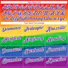 Загрузить изображение в средство просмотра галереи, Custom Rainbow Gold-Purple 3D Pattern Design Pride Month Love Is Love LGBT Performance Golf Polo Shirt