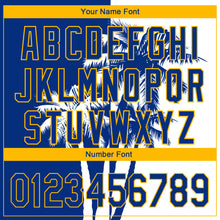 Загрузить изображение в средство просмотра галереи, Custom White Royal-Gold 3D Pattern Design Hawaii Coconut Trees Performance Golf Polo Shirt