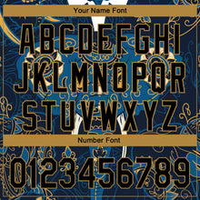 Загрузить изображение в средство просмотра галереи, Custom Navy Old Gold 3D Pattern Design Elephant Performance Golf Polo Shirt