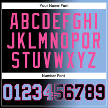 Загрузить изображение в средство просмотра галереи, Custom Stitched Black Light Blue-Pink Gradient Fashion Sports Pullover Sweatshirt Hoodie