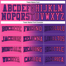 Загрузить изображение в средство просмотра галереи, Custom Stitched Purple Pink-Black Gradient Fashion Sports Pullover Sweatshirt Hoodie