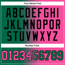 Загрузить изображение в средство просмотра галереи, Custom Stitched Kelly Green Pink-Black Gradient Fashion Sports Pullover Sweatshirt Hoodie