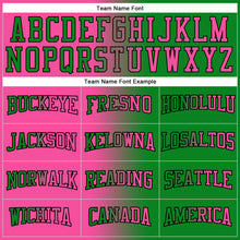 Загрузить изображение в средство просмотра галереи, Custom Stitched Grass Green Pink-Black Gradient Fashion Sports Pullover Sweatshirt Hoodie