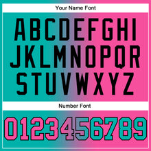 Загрузить изображение в средство просмотра галереи, Custom Stitched Aqua Pink-Black Gradient Fashion Sports Pullover Sweatshirt Hoodie