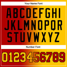 Загрузить изображение в средство просмотра галереи, Custom Stitched Red Yellow-Black Gradient Fashion Sports Pullover Sweatshirt Hoodie