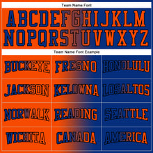 Загрузить изображение в средство просмотра галереи, Custom Stitched Royal Orange-Black Gradient Fashion Sports Pullover Sweatshirt Hoodie