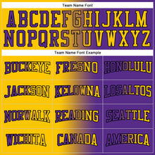 Загрузить изображение в средство просмотра галереи, Custom Stitched Purple Yellow-Black Gradient Fashion Sports Pullover Sweatshirt Hoodie