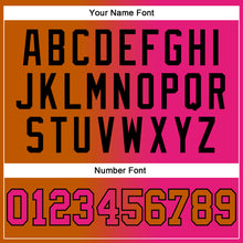 Загрузить изображение в средство просмотра галереи, Custom Stitched Texas Orange Hot Pink-Black Gradient Fashion Sports Pullover Sweatshirt Hoodie