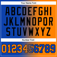 Загрузить изображение в средство просмотра галереи, Custom Stitched Thunder Blue Bay Orange-Black Gradient Fashion Sports Pullover Sweatshirt Hoodie