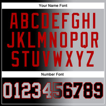 Загрузить изображение в средство просмотра галереи, Custom Stitched Black Gray-Red Gradient Fashion Sports Pullover Sweatshirt Hoodie