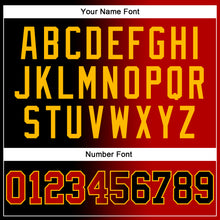 Загрузить изображение в средство просмотра галереи, Custom Stitched Black Red-Gold Gradient Fashion Sports Pullover Sweatshirt Hoodie