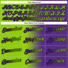 Загрузить изображение в средство просмотра галереи, Custom Stitched Purple Neon Green-Black Gradient Fashion Sports Pullover Sweatshirt Hoodie