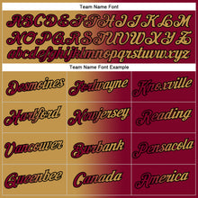 Загрузить изображение в средство просмотра галереи, Custom Stitched Maroon Old Gold-Black Gradient Fashion Sports Pullover Sweatshirt Hoodie