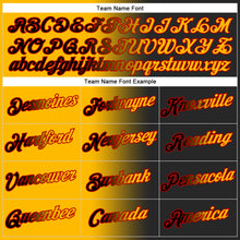 Загрузить изображение в средство просмотра галереи, Custom Stitched Black Gold-Red Gradient Fashion Sports Pullover Sweatshirt Hoodie