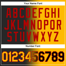 Загрузить изображение в средство просмотра галереи, Custom Stitched Black Gold-Red Gradient Fashion Sports Pullover Sweatshirt Hoodie