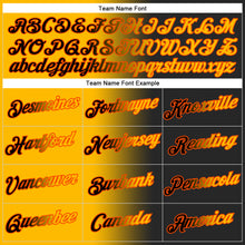 Загрузить изображение в средство просмотра галереи, Custom Stitched Black Gold-Orange Gradient Fashion Sports Pullover Sweatshirt Hoodie