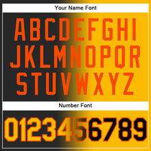 Загрузить изображение в средство просмотра галереи, Custom Stitched Black Gold-Orange Gradient Fashion Sports Pullover Sweatshirt Hoodie