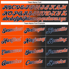 Загрузить изображение в средство просмотра галереи, Custom Stitched Black Orange-Light Blue Gradient Fashion Sports Pullover Sweatshirt Hoodie