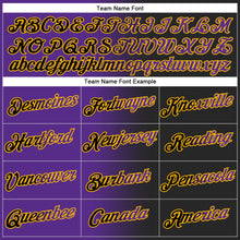 Загрузить изображение в средство просмотра галереи, Custom Stitched Black Purple-Gold Gradient Fashion Sports Pullover Sweatshirt Hoodie