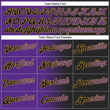 Загрузить изображение в средство просмотра галереи, Custom Stitched Black Purple-Old Gold Gradient Fashion Sports Pullover Sweatshirt Hoodie