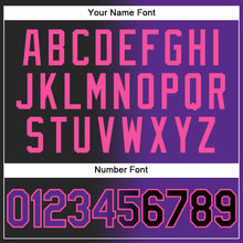 Загрузить изображение в средство просмотра галереи, Custom Stitched Black Purple-Pink Gradient Fashion Sports Pullover Sweatshirt Hoodie