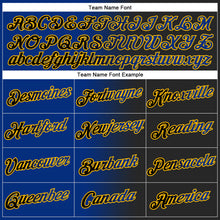 Загрузить изображение в средство просмотра галереи, Custom Stitched Black Royal-Gold Gradient Fashion Sports Pullover Sweatshirt Hoodie