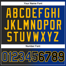 Загрузить изображение в средство просмотра галереи, Custom Stitched Black Royal-Gold Gradient Fashion Sports Pullover Sweatshirt Hoodie