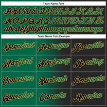 Загрузить изображение в средство просмотра галереи, Custom Stitched Black Kelly Green-Old Gold Gradient Fashion Sports Pullover Sweatshirt Hoodie