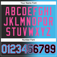 Загрузить изображение в средство просмотра галереи, Custom Stitched Black Sky Blue-Pink Gradient Fashion Sports Pullover Sweatshirt Hoodie