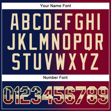 Загрузить изображение в средство просмотра галереи, Custom Stitched Navy Vintage USA Flag Maroon-City Cream Gradient Fashion Sports Pullover Sweatshirt Hoodie