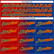 Загрузить изображение в средство просмотра галереи, Custom Stitched Royal Red-Gold Gradient Fashion Sports Pullover Sweatshirt Hoodie