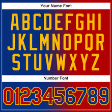 Загрузить изображение в средство просмотра галереи, Custom Stitched Royal Red-Gold Gradient Fashion Sports Pullover Sweatshirt Hoodie