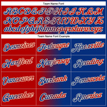 Загрузить изображение в средство просмотра галереи, Custom Stitched Royal Red-Cream Gradient Fashion Sports Pullover Sweatshirt Hoodie