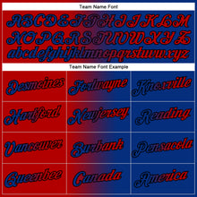 Загрузить изображение в средство просмотра галереи, Custom Stitched Royal Red-Black Gradient Fashion Sports Pullover Sweatshirt Hoodie