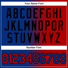 Загрузить изображение в средство просмотра галереи, Custom Stitched Royal Red-Black Gradient Fashion Sports Pullover Sweatshirt Hoodie