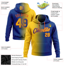 Загрузить изображение в средство просмотра галереи, Custom Stitched Royal Yellow-Orange Gradient Fashion Sports Pullover Sweatshirt Hoodie