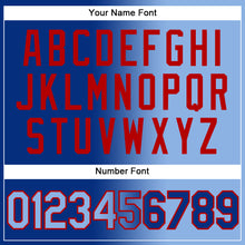 Загрузить изображение в средство просмотра галереи, Custom Stitched Royal Light Blue-Red Gradient Fashion Sports Pullover Sweatshirt Hoodie