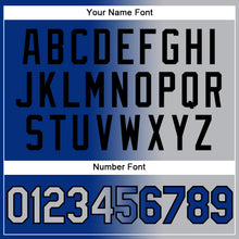 Загрузить изображение в средство просмотра галереи, Custom Stitched Royal Gray-Black Gradient Fashion Sports Pullover Sweatshirt Hoodie