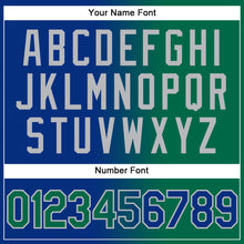 Загрузить изображение в средство просмотра галереи, Custom Stitched Royal Kelly Green-Gray Gradient Fashion Sports Pullover Sweatshirt Hoodie