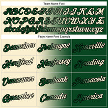 Загрузить изображение в средство просмотра галереи, Custom Stitched Green Cream-Black Gradient Fashion Sports Pullover Sweatshirt Hoodie